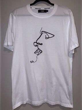House of Holland Quibe T-shirt, L, White